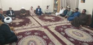 دیدار مداحان با امام جمعه کارون