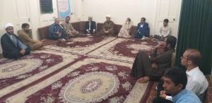 دیدار مداحان با امام جمعه کارون