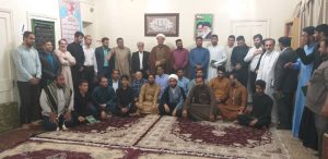 دیدار مداحان با امام جمعه کارون