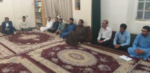 دیدار مداحان با امام جمعه کارون