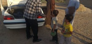 گزارش تصویری/بازدید امام جمعه کارون از سیلزدگان شهرستان
