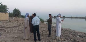 گزارش تصویری/بازدید امام جمعه کارون از سیلزدگان شهرستان