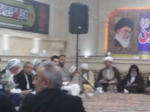 حضور امام جمعه کارون درمراسم افطاری ماه مبارک رمضان