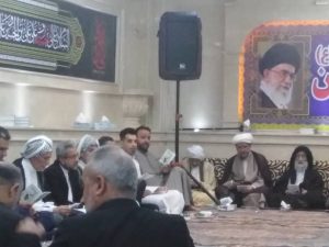 حضور امام جمعه کارون درمراسم افطاری ماه مبارک رمضان