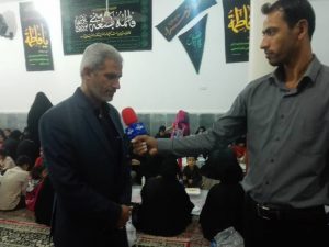 مراسم افطاری به مستمندان جنگیه