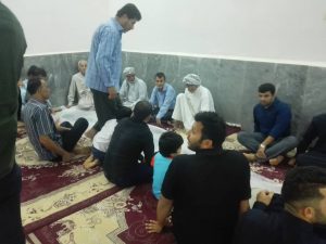 مراسم افطاری به مستمندان جنگیه