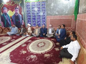 گزارش تصویری/دیدار امام جمعه کارون باخانواده شهدای خدمت بمناسبت عید فطر