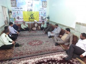 گزارش تصویری/دیدار امام جمعه کارون باخانواده شهداء بمناسبت عید سعیدفطر