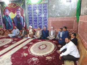 گزارش تصویری/دیدار امام جمعه کارون باخانواده شهدای خدمت بمناسبت عید فطر