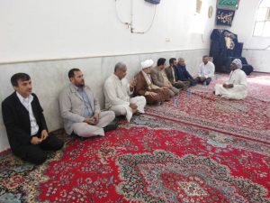 گزارش تصویری/دیدار امام جمعه کارون باخانواده شهدای خدمت بمناسبت عید فطر