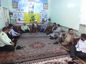 گزارش تصویری/دیدار امام جمعه کارون باخانواده شهداء بمناسبت عید سعیدفطر