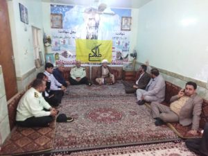 گزارش تصویری/دیدار امام جمعه کارون باخانواده شهداء بمناسبت عید سعیدفطر