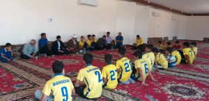 امام جمعه کارون با تیم جوانان جاوید شهرستان دیدار کردند