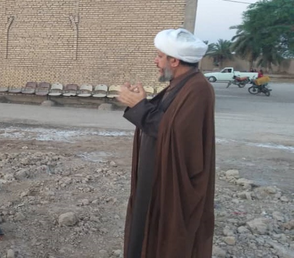 دیدار امام جمعه کارون با مستمندان شهرستان