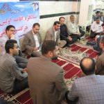 میز خدمت کلیه ادارات شهرستان کارون در نماز جمعه این هفته برگزار شد