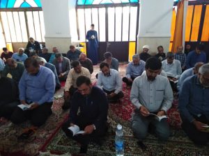 مراسم قرائت دعای پر فیض و معنوی ندبه در شهرستان کارون برگزار شد