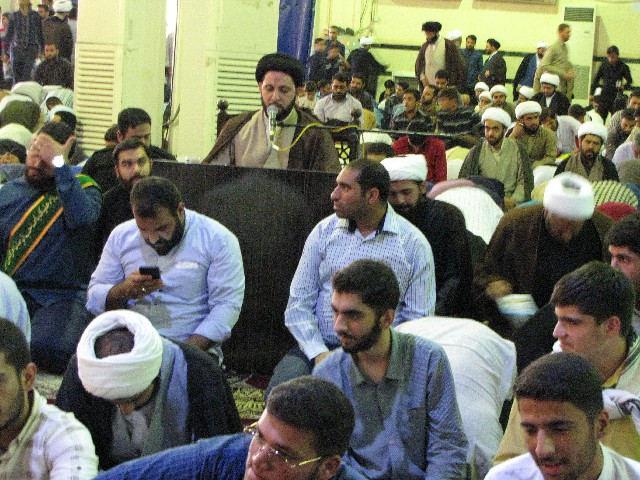 مراسم قرائت دعای عرفه در شهرستان کارون برگزار شد