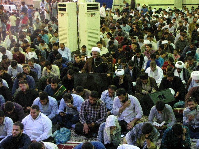 مراسم قرائت دعای عرفه در شهرستان کارون برگزار شد