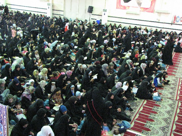 مراسم قرائت دعای عرفه در شهرستان کارون برگزار شد