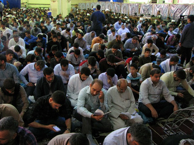مراسم قرائت دعای عرفه در شهرستان کارون برگزار شد
