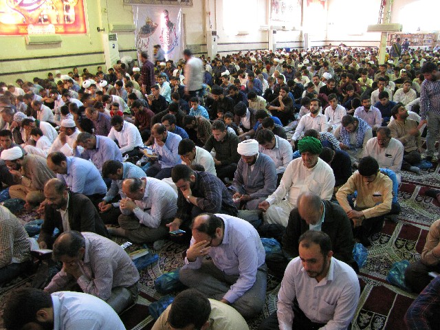 مراسم قرائت دعای عرفه در شهرستان کارون برگزار شد