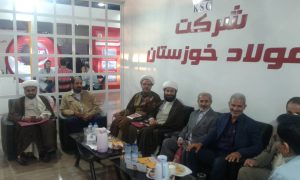 گزارش تصویری/بازدید امام جمعه کارون از نمایشگاه بومی سازی صنایع فولاد