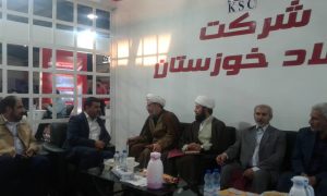 گزارش تصویری/بازدید امام جمعه کارون از نمایشگاه بومی سازی صنایع فولاد