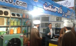 گزارش تصویری/بازدید امام جمعه کارون از نمایشگاه بومی سازی صنایع فولاد