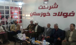 گزارش تصویری/بازدید امام جمعه کارون از نمایشگاه بومی سازی صنایع فولاد