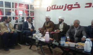 گزارش تصویری/بازدید امام جمعه کارون از نمایشگاه بومی سازی صنایع فولاد