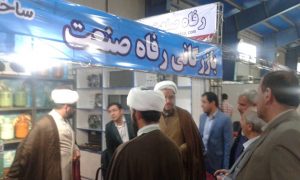 گزارش تصویری/بازدید امام جمعه کارون از نمایشگاه بومی سازی صنایع فولاد