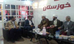 گزارش تصویری/بازدید امام جمعه کارون از نمایشگاه بومی سازی صنایع فولاد