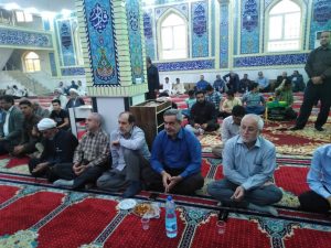 مراسم یاد بود رزمنده و جانباز هشت سال دفاع مقدس اسکندری بریهی برگزار شد