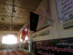 آذین بندی مصلای کارون به مناسبت فرارسیدن ماه محرم