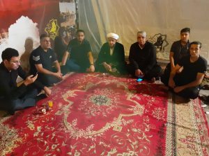 گزارش تصویری/بازدید امام جمعه کارون ازمواکب مستقردرمیدان غدیر