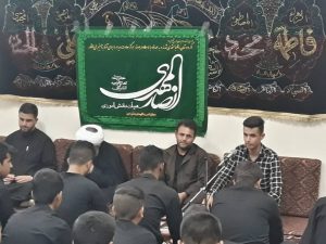 مراسم عزاداری امام حسین (ع) در دفتر امام جمعه کارون برگزاز شد