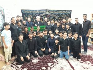 مراسم عزاداری امام حسین (ع) در دفتر امام جمعه کارون برگزاز شد