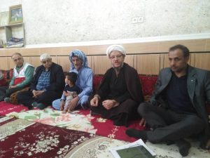 گزارش تصویری/دیدار امام جمعه کارون با خانواده شهدا