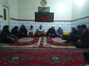 گزارش تصویری/دیدار امام جمعه کارون با خانواده شهدا