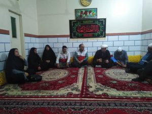 گزارش تصویری/دیدار امام جمعه کارون با خانواده شهدا