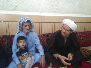 گزارش تصویری/دیدار امام جمعه کارون با خانواده شهدا