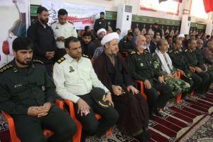 تجمع بزرگ بسیجیان،رزمندگان و جانبازان 8 سال دفاع مقدس در شهرستان کارون برگزار شد