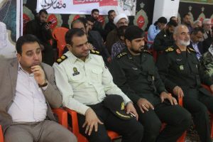 تجمع بزرگ بسیجیان،رزمندگان و جانبازان 8 سال دفاع مقدس در شهرستان کارون برگزار شد