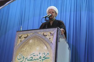 تجمع بزرگ بسیجیان،رزمندگان و جانبازان 8 سال دفاع مقدس در شهرستان کارون برگزار شد
