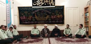 دیدار فرماندهی و جمعی از پرسنل نیروی انتظامی کارون با امام جمعه به مناسبت هفته ناجا