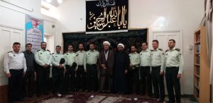 دیدار فرماندهی و جمعی از پرسنل نیروی انتظامی کارون با امام جمعه به مناسبت هفته ناجا