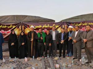 گزارش تصویری/بازدید امام جمعه کارون از مواکب این شهرستان در مرز شلمچه