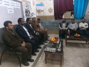 دیدار امام جمعه کارون با دانش آموزان دبیرستان امام خمینی(ره)