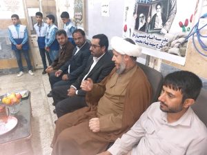 دیدار امام جمعه کارون با دانش آموزان دبیرستان امام خمینی(ره)