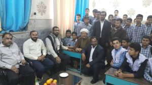 دیدار امام جمعه کارون با دانش آموزان دبیرستان امام خمینی (ره)یک